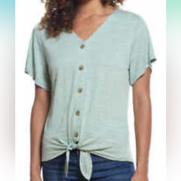 Weatherproof Tops - Weatherproof‎ Vintage Woman's Tie Front Blouse Size L